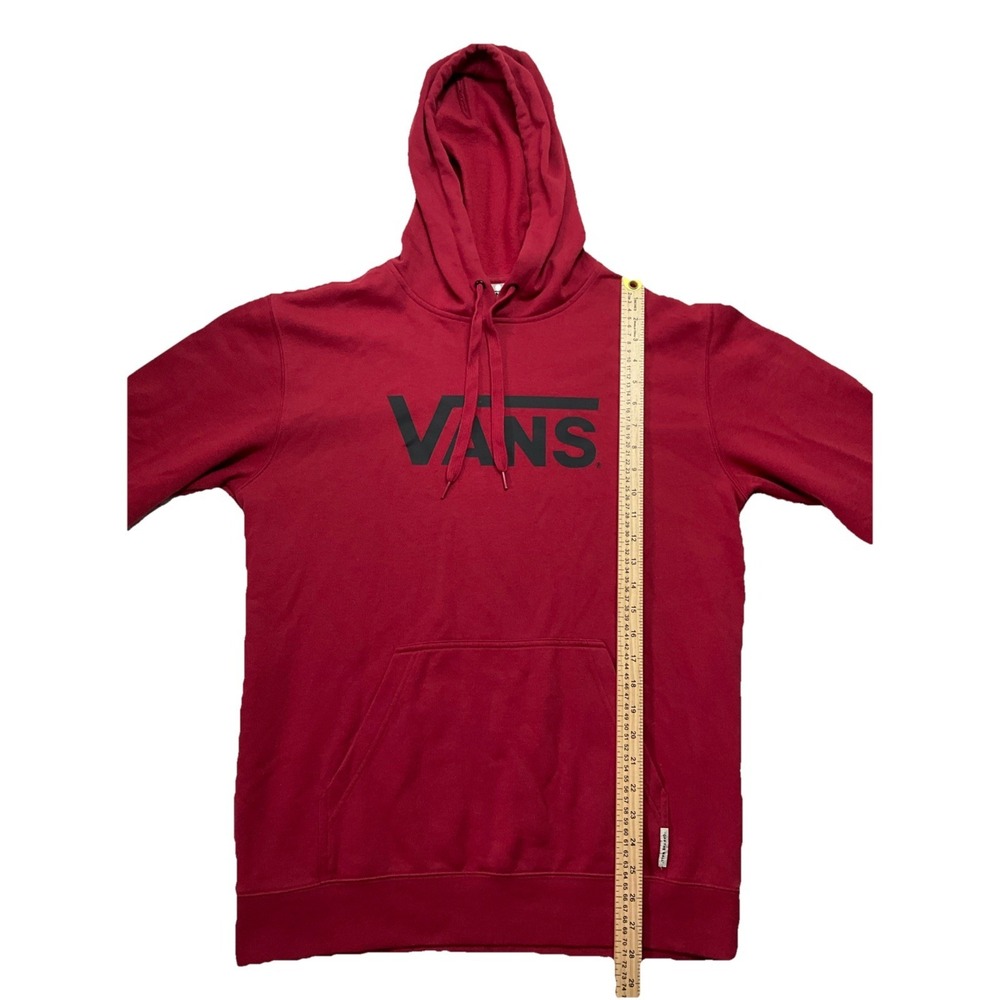 Vans Red Pullover Hoodie Mens Size Medium - Picture 2 of 7